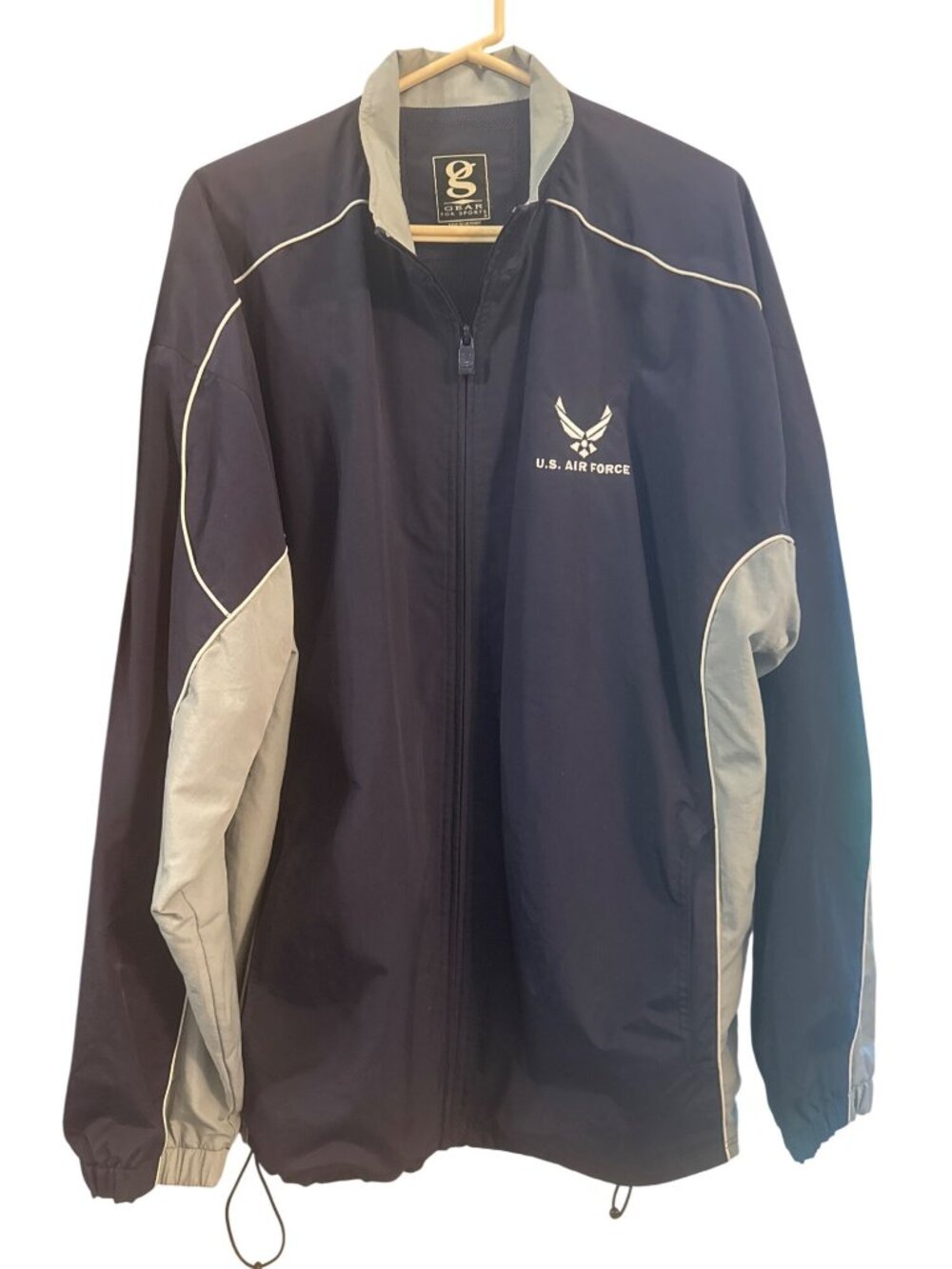 Vintage Gear For Sports US Air Force Windbreaker XL